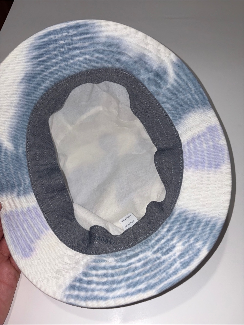NEW Adidas Blue, Light Purple & White Tie-Dye Bucket Hat - Picture 2 of 3